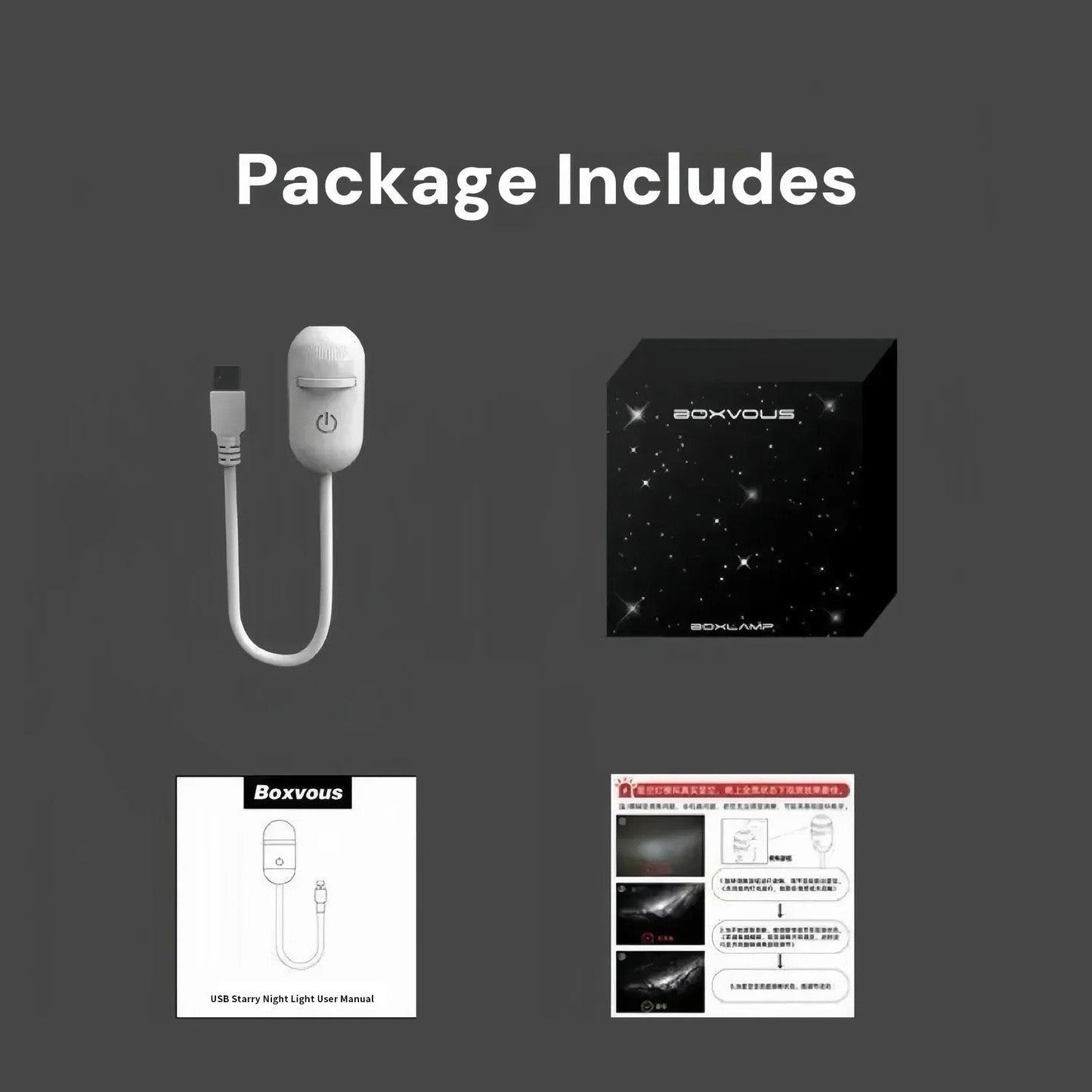 2-in-1 Nachtlamp en Galaxy Projector
