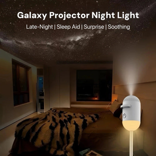 2-in-1 Nachtlamp en Galaxy Projector