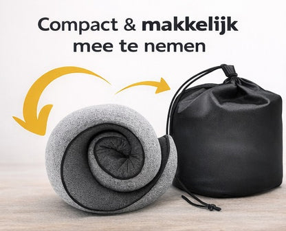 TravelEase™ Comfort Nekkussen (incl. Gratis Slaapmasker)