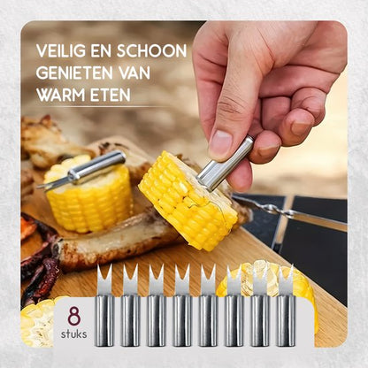 Grill Set Pro - Roestvrijstalen BBQ gereedschap set 18 delig