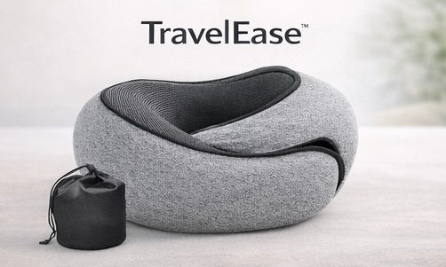 TravelEase™ Comfort Nekkussen (incl. Gratis Slaapmasker)