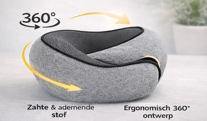 TravelEase™ Comfort Nekkussen (incl. Gratis Slaapmasker)