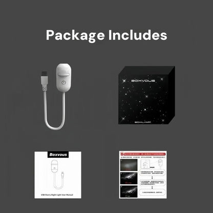 2-in-1 Nachtlamp en Galaxy Projector