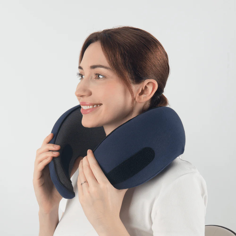 TravelEase™ Comfort Nekkussen (incl. Gratis Slaapmasker)