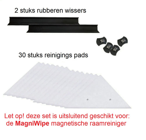 Nabestelling set MagniWipe magnetische raamreiniger