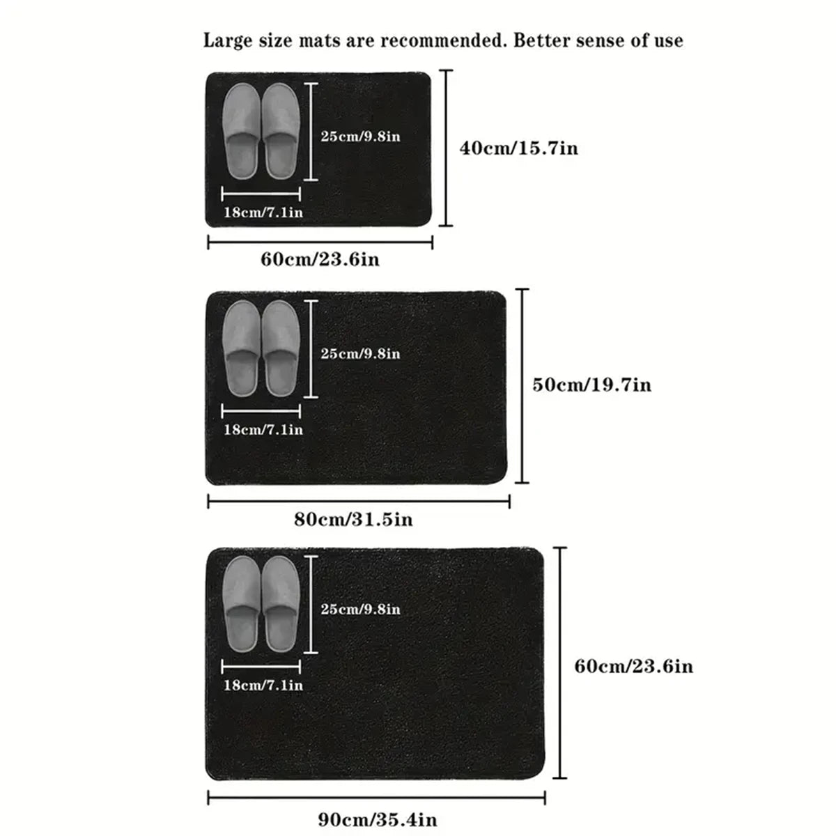 Anti-Slip Badmat met motief