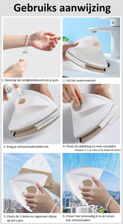 MagniWipe magnetische raamreiniger