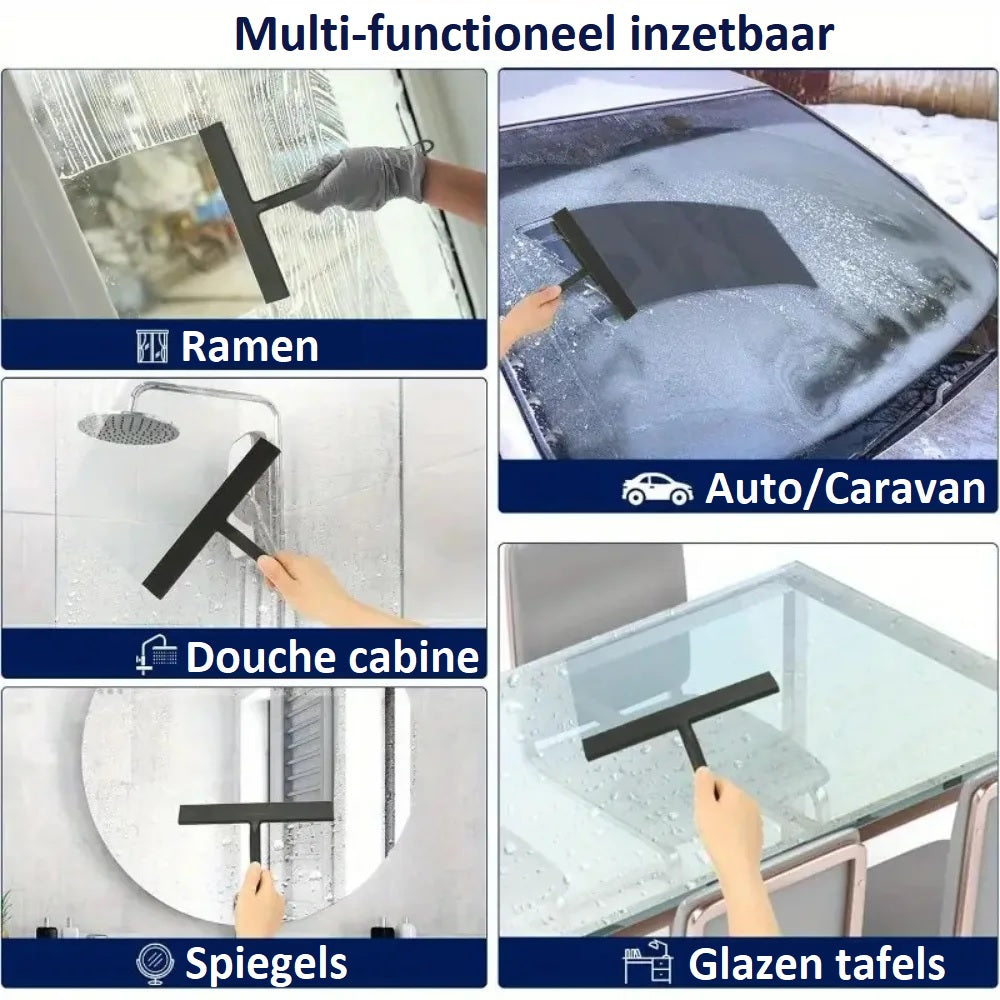 Siliconen Raamwisser met houder