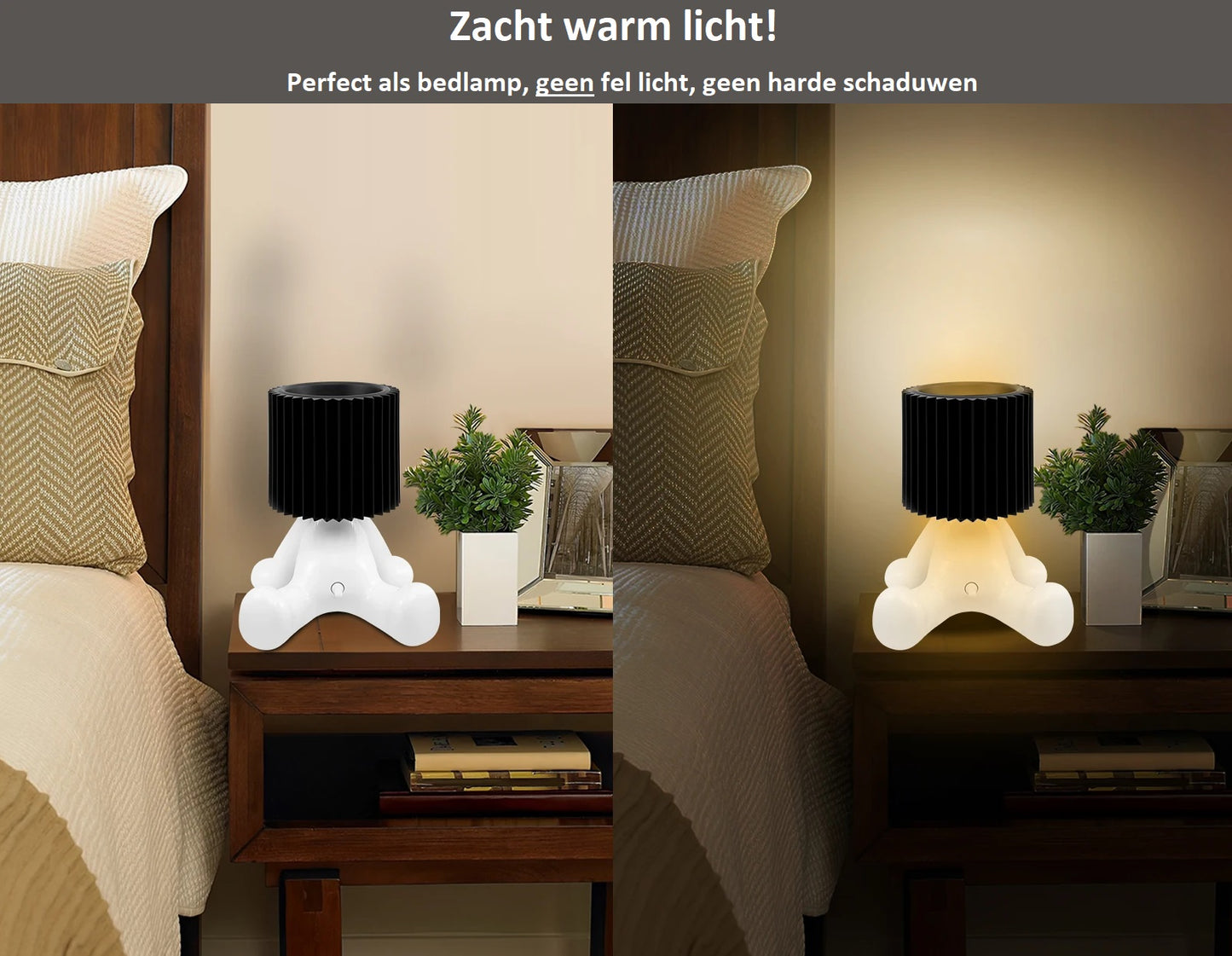 Sir Sitalot™ de tafellamp die liever blijft zitten