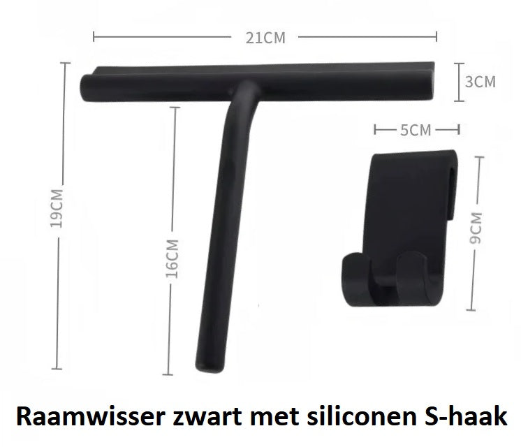 Siliconen Raamwisser met houder